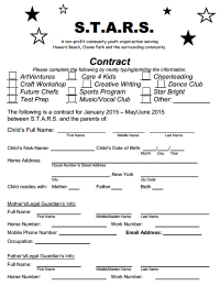 STARS Membership Contract